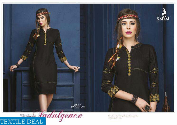 kaya Blueberry vol-2 Wholesale indian kurtis catalog